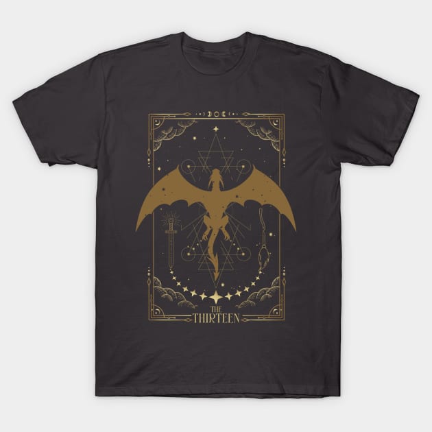 Tarot - The Thirteen T-Shirt by CrimsonHaze